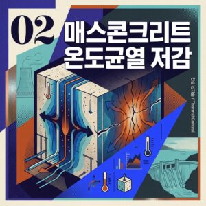 ai thumbnail poster 매스콘크리트 온도균열 저감 1787216733