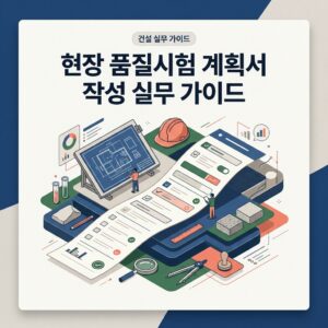 ai thumbnail branding 현장 품질시험 계획서 작성 실무 가이드 1789340121