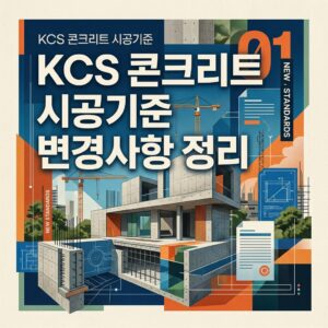 ai thumbnail poster KCS 콘크리트 시공기준 변경사항 정리 1789340894