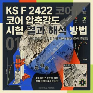 ai thumbnail poster KS F 2422 코어 압축강도 시험 결과 해석 방법 1788267589