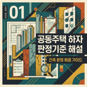 ai thumbnail poster 공동주택 하자 판정기준 해설 1790303250