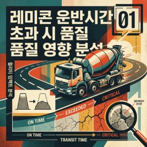ai thumbnail poster 레미콘 운반시간 초과 시 품질 영향 분석 1788267997