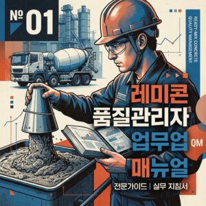 ai thumbnail poster 레미콘 품질관리자 업무 매뉴얼 1789341104