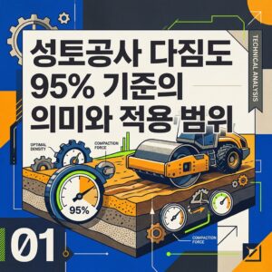 ai thumbnail poster 성토공사 다짐도 95 기준의 의미와 적용 범위 1789340608